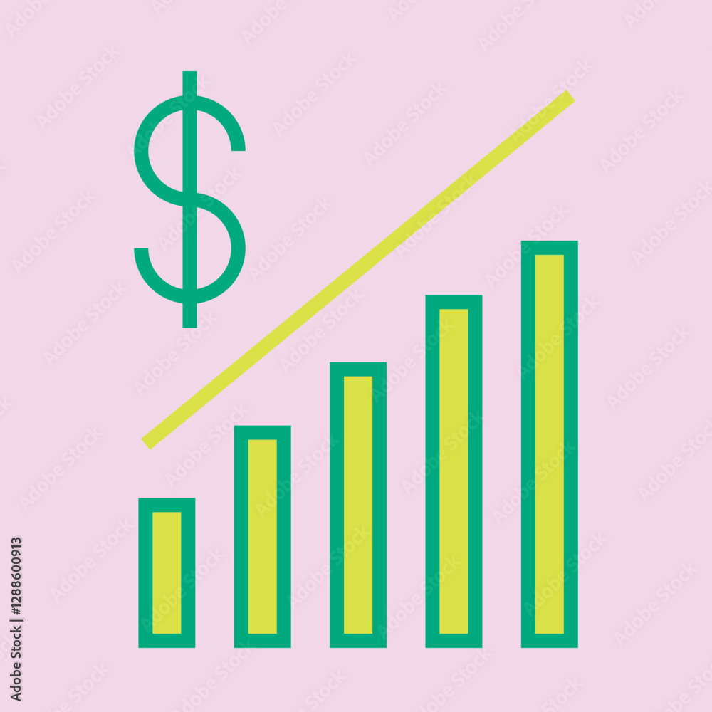 Capital Gains icon Design
