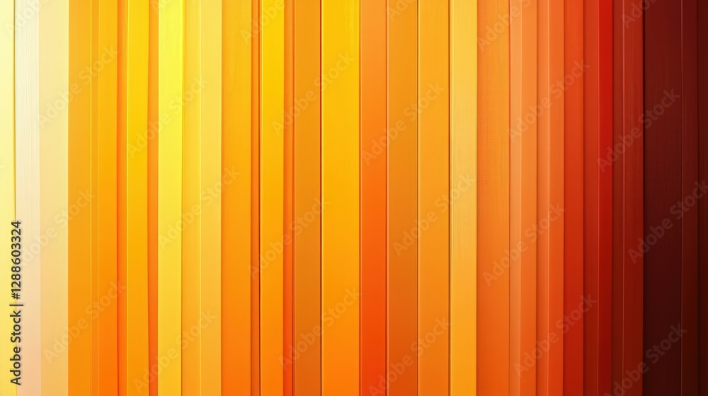 Warm Gradient Vertical Stripes: Abstract Background with Orange and Yellow Shades Warm Gradient Vertical Stripes: Abstract Background with Orange and Yellow Shades