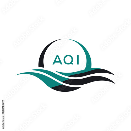 AQI letter monogram logo design