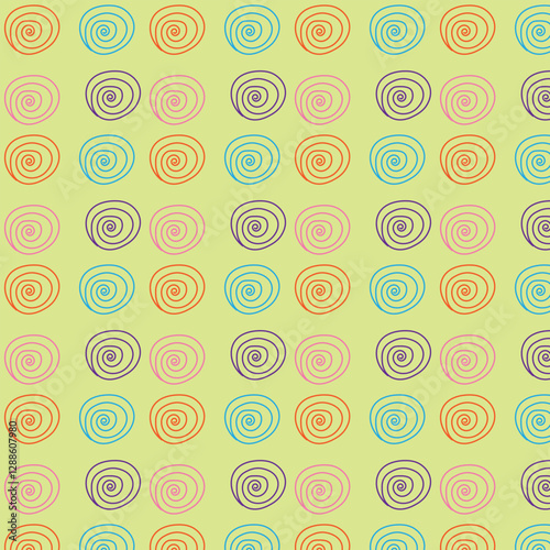 seamless pattern with circles design