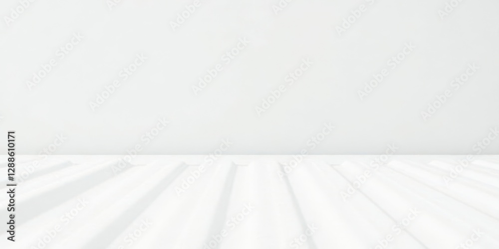 Clean Minimalist White Surface with Subtle Texture and a Blank Wall Background Ideal for Product Displays and Clean Designs Clean Minimalist White Surface with Subtle Texture and a Blank Wall Background Ideal for Product Displays and Clean Designs