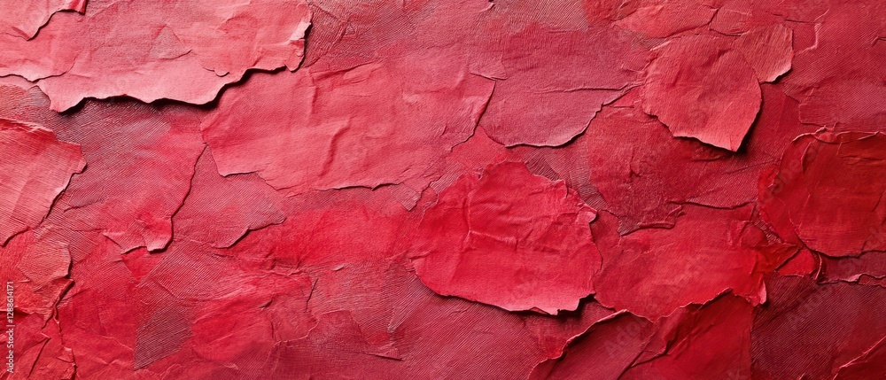 Abstract layered red paper texture, soft and sophisticated visual appeal Abstract layered red paper texture, soft and sophisticated visual appeal