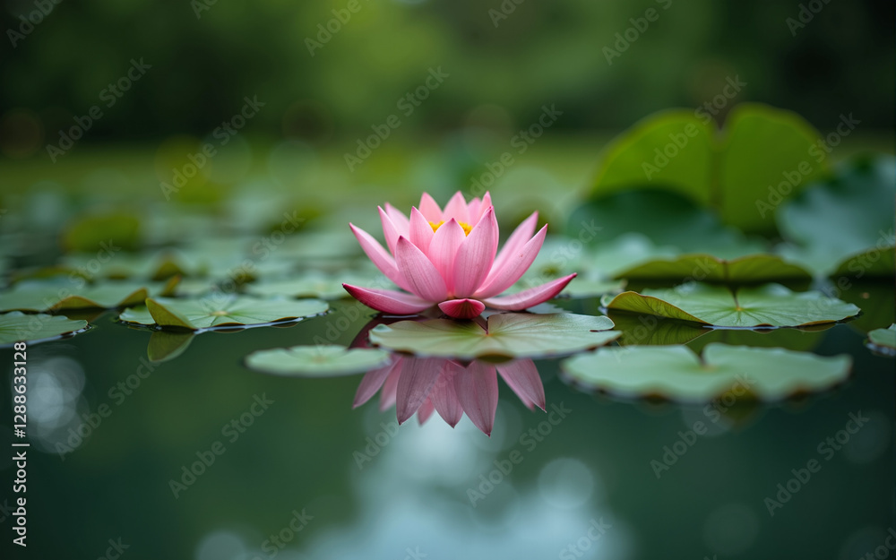 Fototapeta premium pink lotus flower