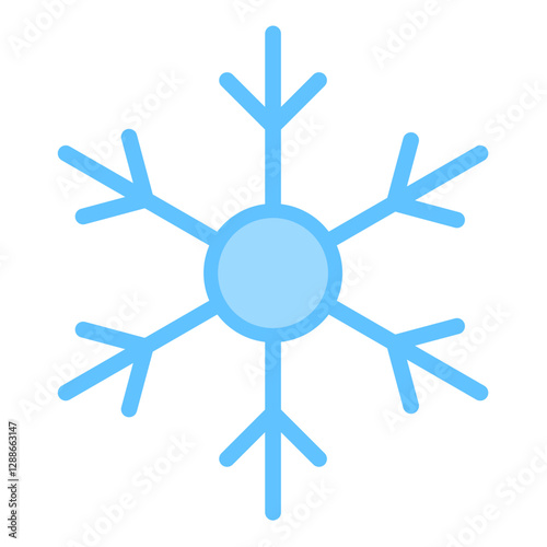 sun and snowflake