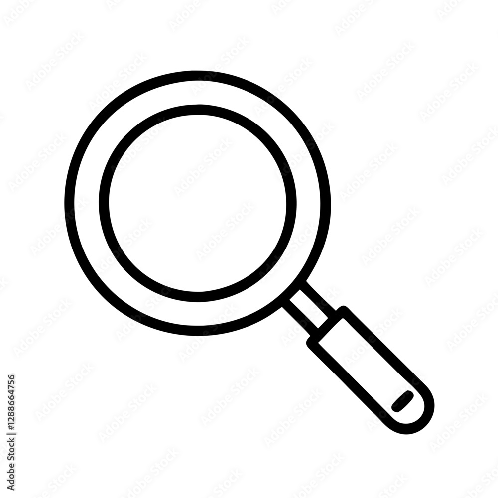 frying pan icon, frying pan line art - simple line art of frying pan, perfect for frying pan logos and icons frying pan icon, frying pan line art - simple line art of frying pan, perfect for frying pan logos and icons