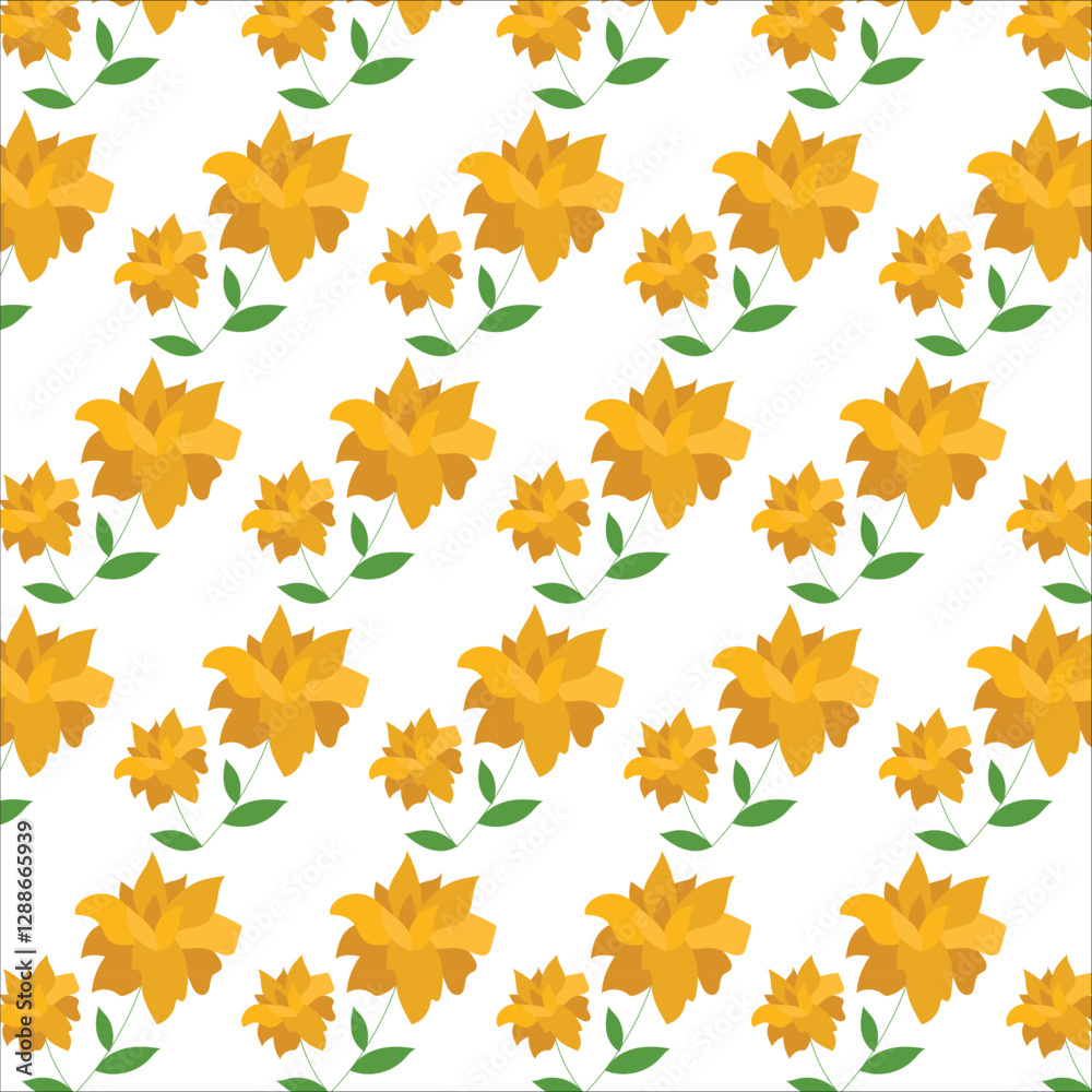 Fototapeta premium Cool teal floral mandala pattern with symmetry