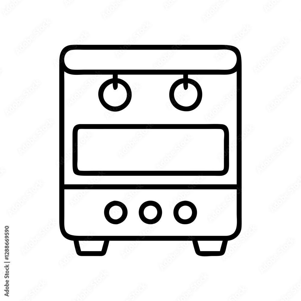 stove icon, stove line art - simple line art of stove, perfect for stove logos and icons stove icon, stove line art - simple line art of stove, perfect for stove logos and icons