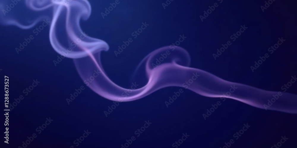 Abstract Lavender Smoke Swirls on a Deep Blue Background, Perfect for Design Projects and Creative Visuals Abstract Lavender Smoke Swirls on a Deep Blue Background, Perfect for Design Projects and Creative Visuals