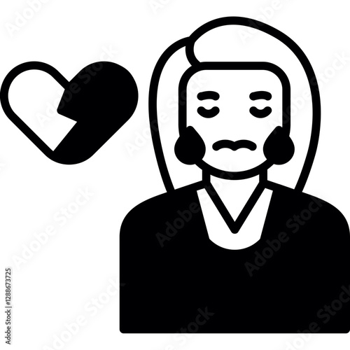 Heartbroken Icon