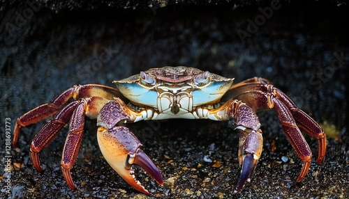 Here’s a detailed prompt for an image of a triangle tanner crab:

