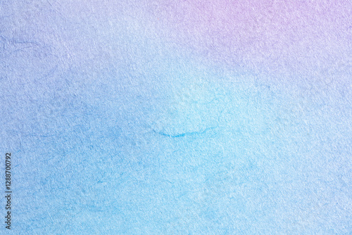 Blue and purple watercolor style Japanese paper background material