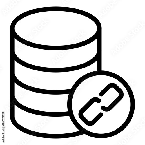 Linked Data Vector Icon