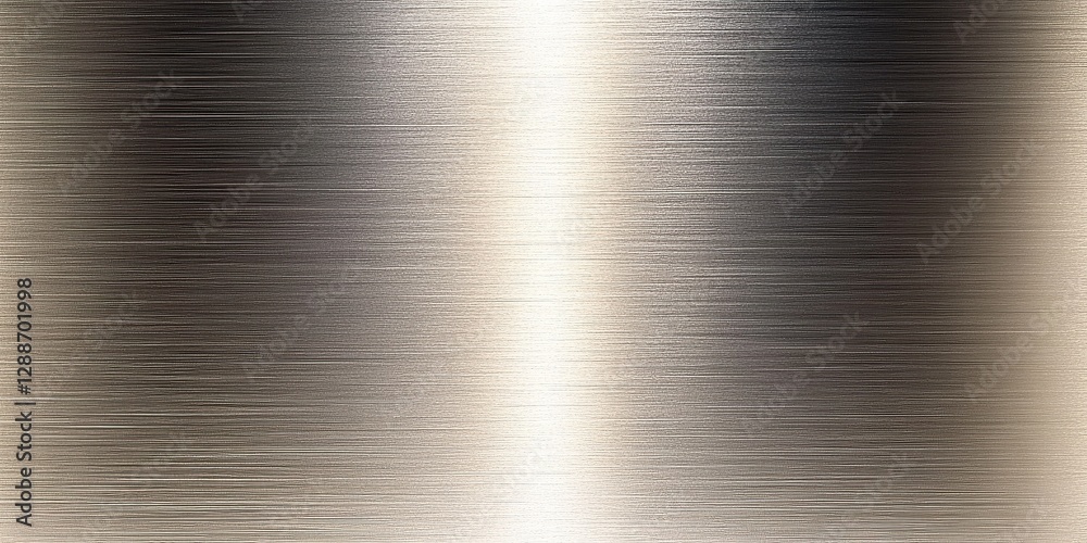 Abstract Metallic Background with Horizontal Silver Gray Gradient Texture and Linear Stripes Abstract Metallic Background with Horizontal Silver Gray Gradient Texture and Linear Stripes
