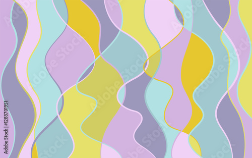 Abstract background with hand drawn doodle shapes.