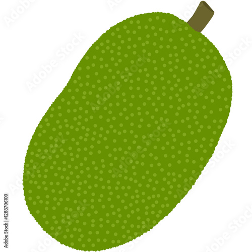 jackfruit icon sticker vector