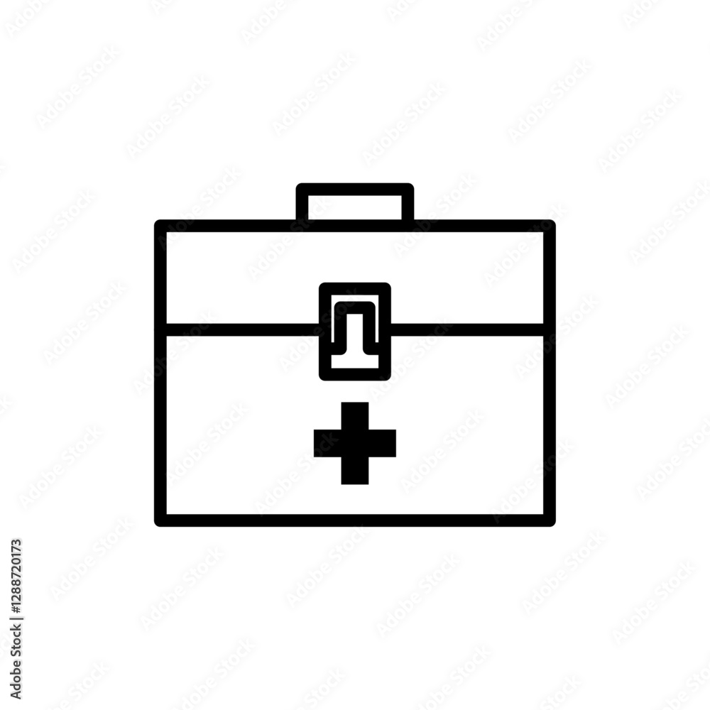 Obraz premium 救急箱のアイコン