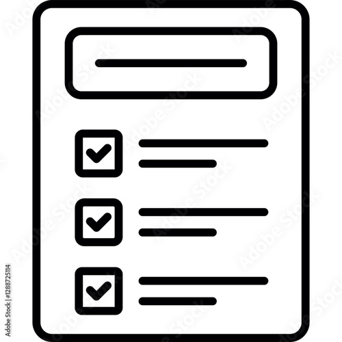 Evaluation Icon Vector Element