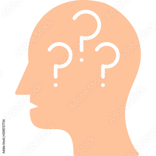 Insightful Questioning Icon Vector Element