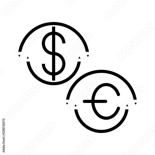Currency Exchange icon Design