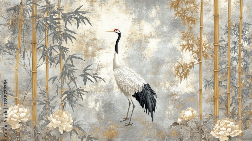 Obraz premium Creating a breathtaking chinese imperial wallpaper design china artwork interior artistic traditional aesthetic