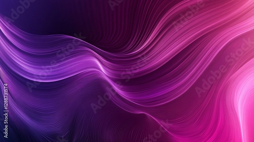 Abstract Plum and Magenta Gradient Lines Creating Elegant Patterns
