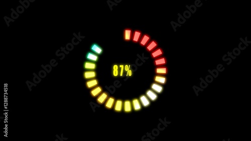 Battery charging illustration.