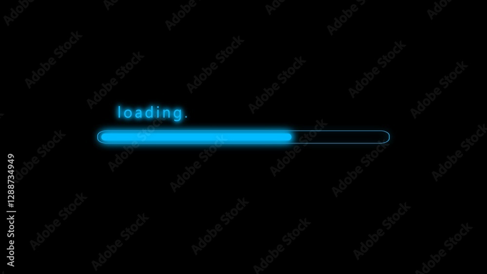 Loading bar illustration. Downloading progress icon. Loading bar illustration. Downloading progress icon.