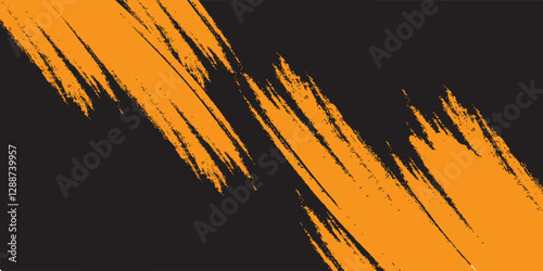 Anime style_Explosion-like explosion effect background_Yellow