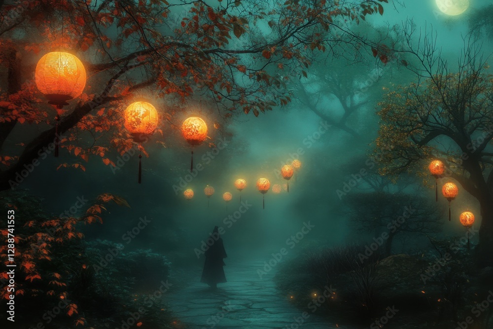 Obraz premium Lantern Path