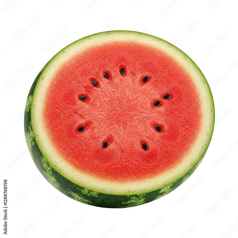 Juicy Watermelon on White Background Juicy Watermelon on White Background