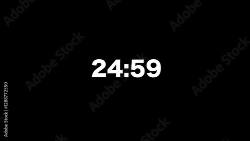 Simple 30-Second Countdown Clock with Deadline Text and Speedy Business Countdown Timer