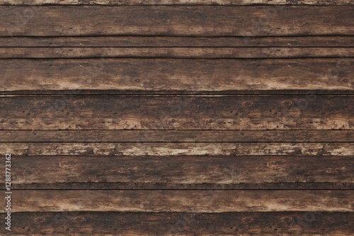 Fototapeta Naklejka Na Ścianę i Meble -  Dark wood background. Wooden board texture for background. Structure of natural plank. Blank for design. The wooden panel has a beautiful pattern. Wood texture seamless. 3d rendering.