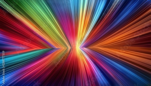 鮮やかなストライプ模様のテクスチャ