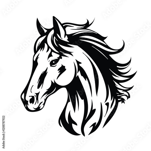 horse head silhouette
