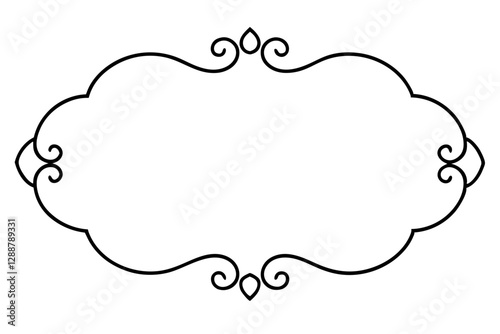 Classic Baroque Ornamental Design for Interior and Elegant Decor - SVG