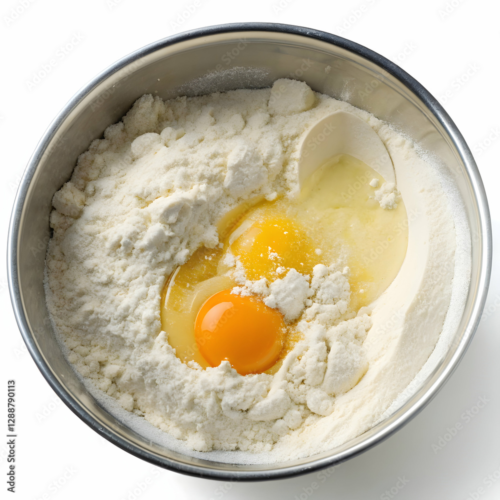 Raw fresh white chicken eggs placed on a stone surface. Raw fresh white chicken eggs placed on a stone surface.