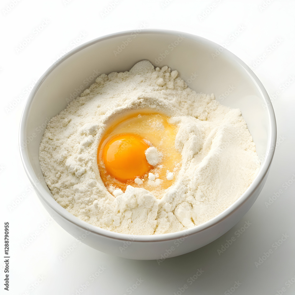 Raw fresh white chicken eggs placed on a stone surface. Raw fresh white chicken eggs placed on a stone surface.