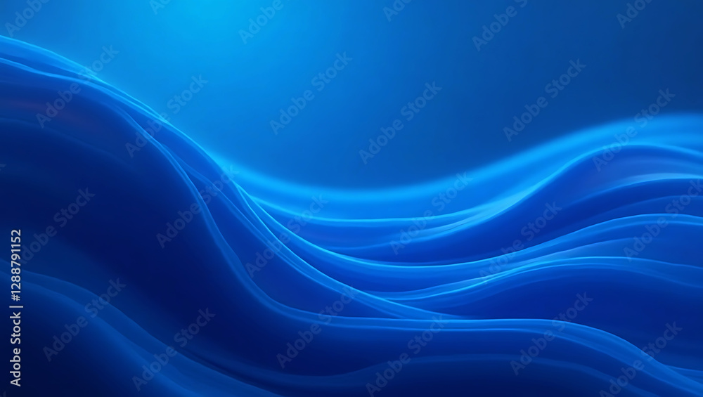 Fototapeta premium Abstract Blue Background with White Dot Pattern and Gradient Texture - Technology-Inspired Light and Dark Blue Design on Black