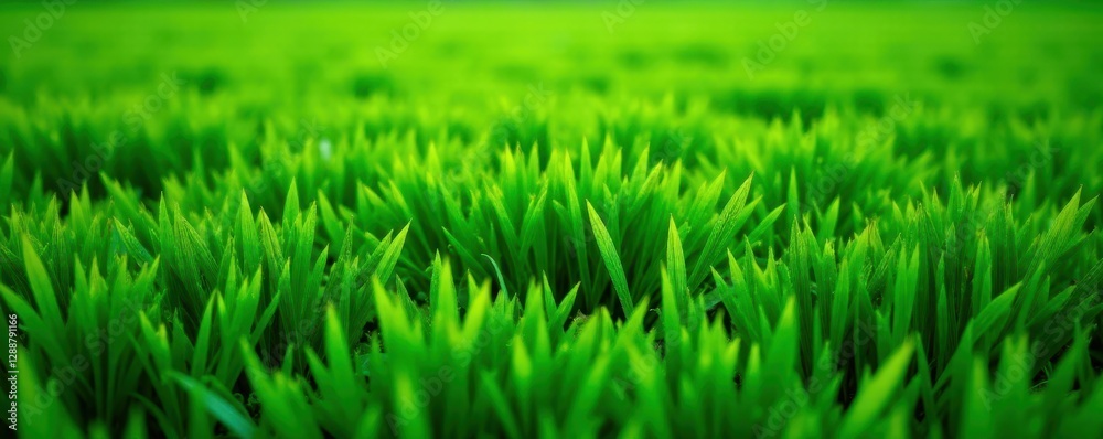 Evenly cut emerald green grass, geometric pattern, green grass, image Evenly cut emerald green grass, geometric pattern, green grass, image
