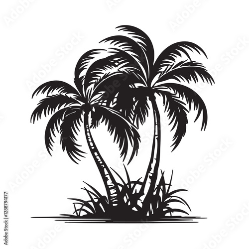palm tree silhouette