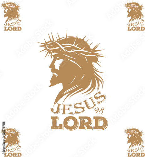 Jesus is Lord – Crown of Thorns Faith Design
