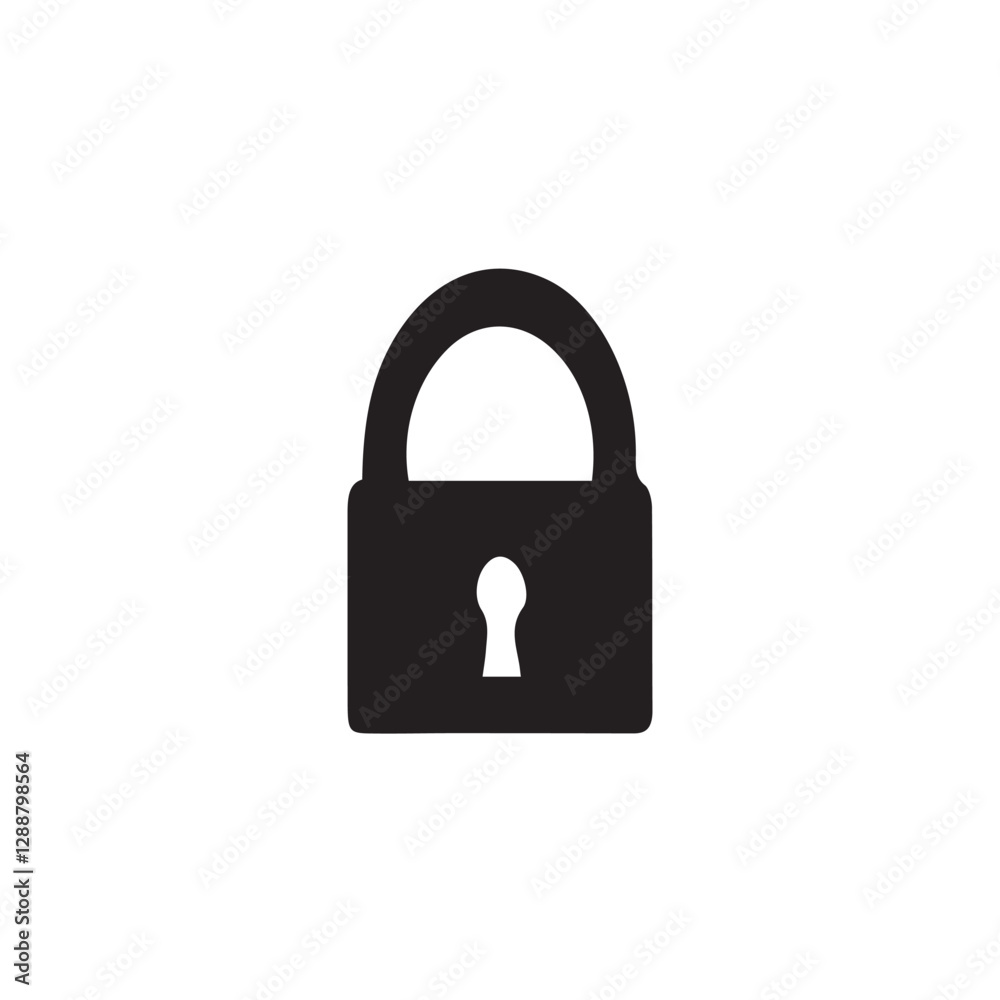 padlock isolated on white background padlock isolated on white background