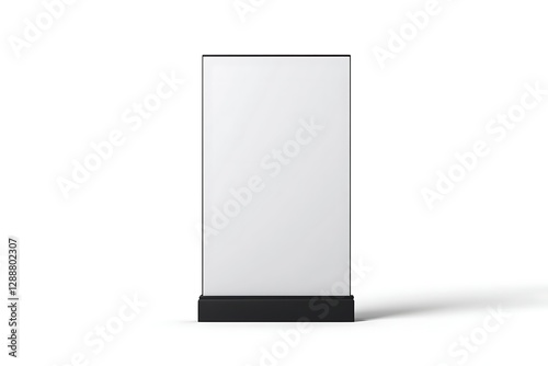 Blank Vertical Advertising Display Mockup
