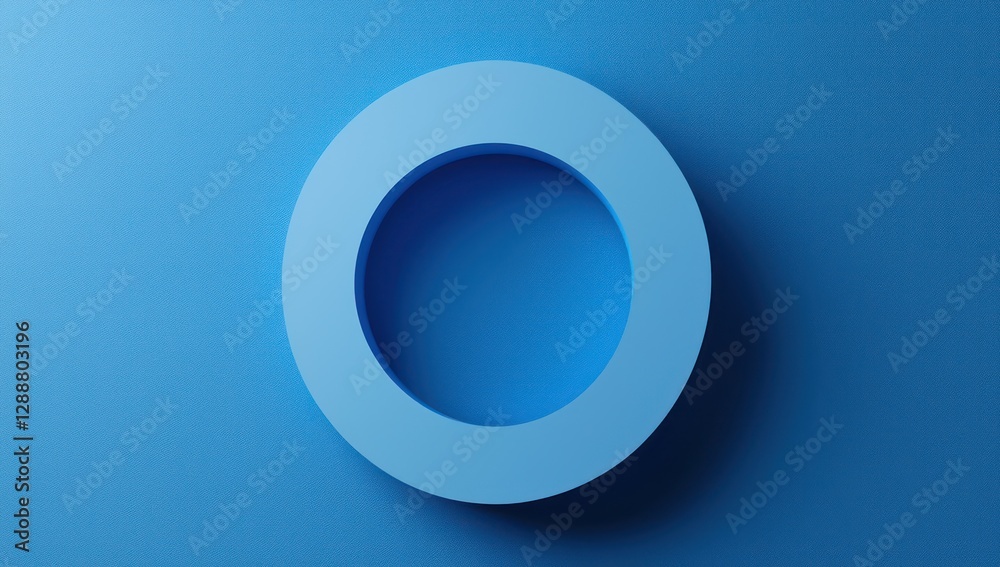 Letter O in paper cutout design, high-resolution on blue, 3D illustration. Letter O in paper cutout design, high-resolution on blue, 3D illustration.