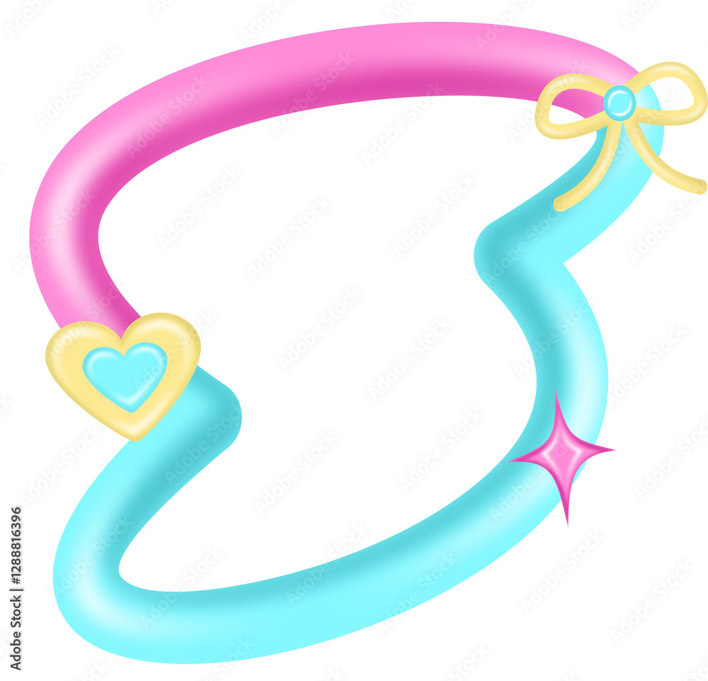 3D Frame Illustration