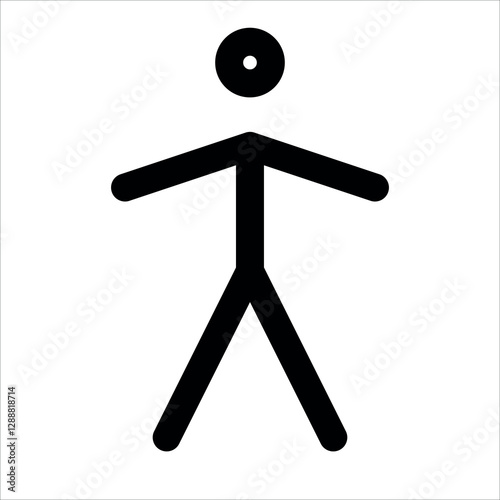 accessibility human vector symbol icon