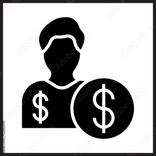 Mutual Fund Shares icon Design