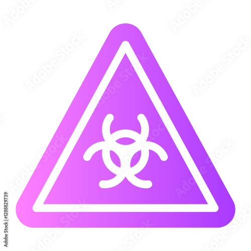 biohazard gradient icon