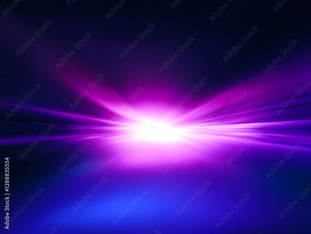 Obraz premium Captivating Abstract Blurred Purple Gradient Glowing Rays Background