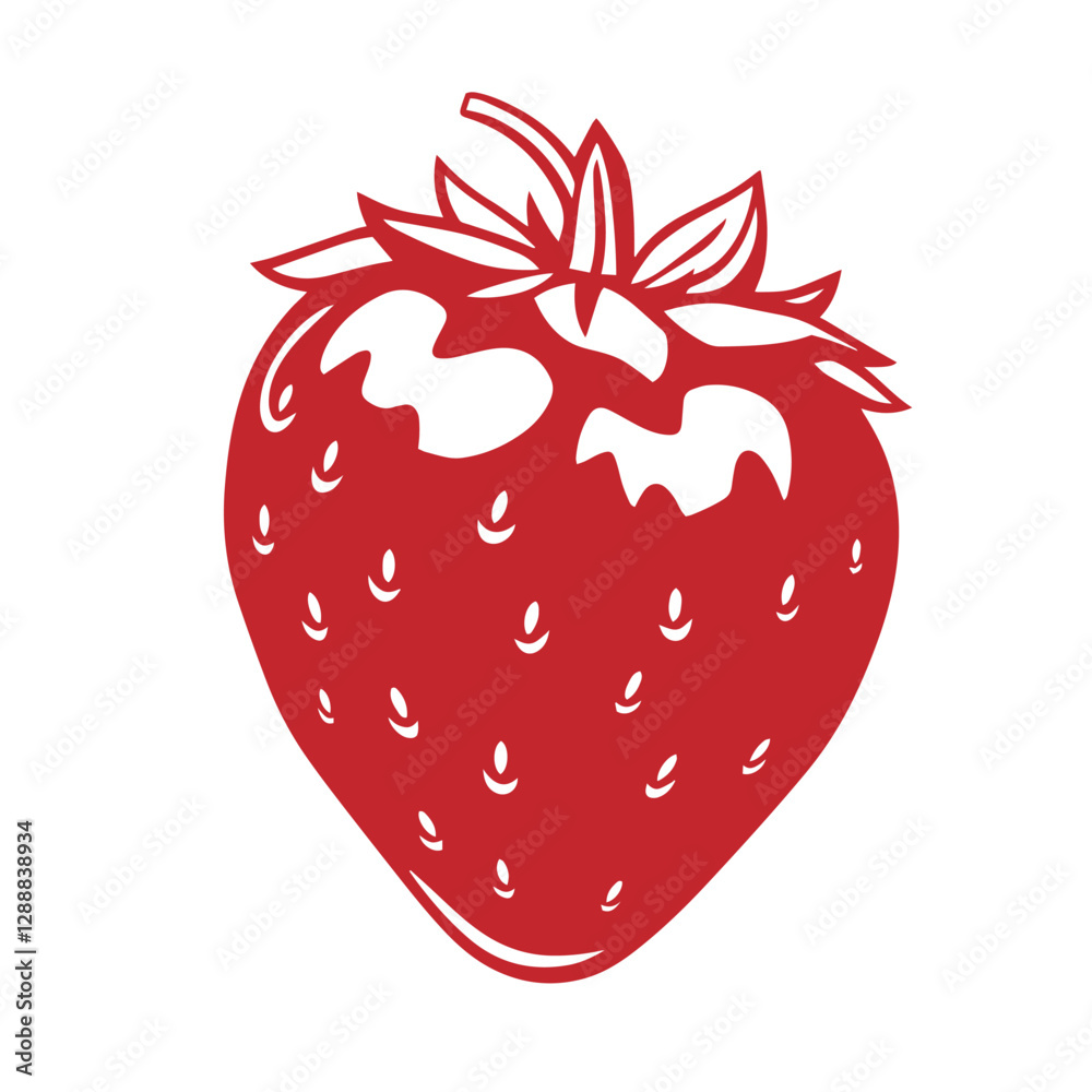 Fresh fruit strawberry logo design vector template creative illustration. Fresh fruit strawberry logo design vector template creative illustration.